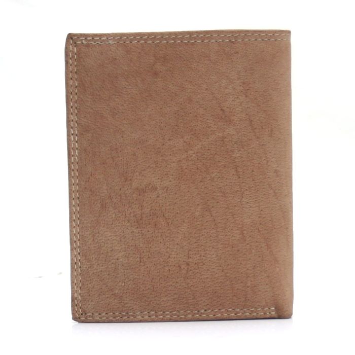 portfel męski pionowy wild tiger - jasnobrązowy