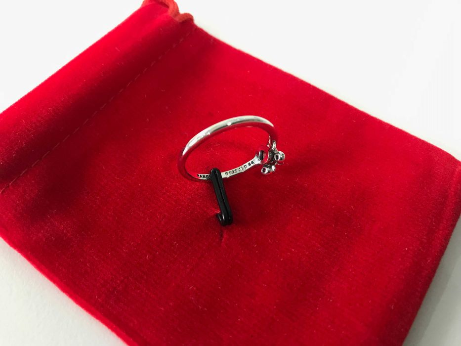 Anel Disney Minnie Mouse Pandora em Prata de Lei 925 Novo!