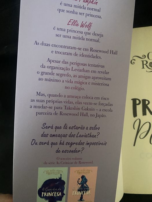 Livro “ A  Princesa Perdida” - As Crónicas de Rosewood”