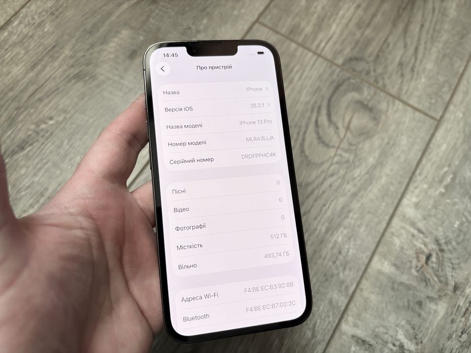 iPhone 13 Pro 512gb Graphite