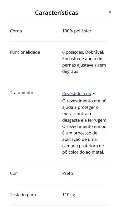 2 Cadeiras Espreguiçadeira Reclinável