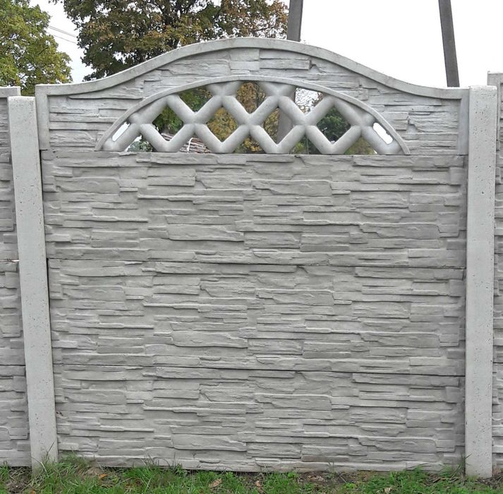 Promocja na ogrodzenie betonowe, Płot betonowy na 4 płyty