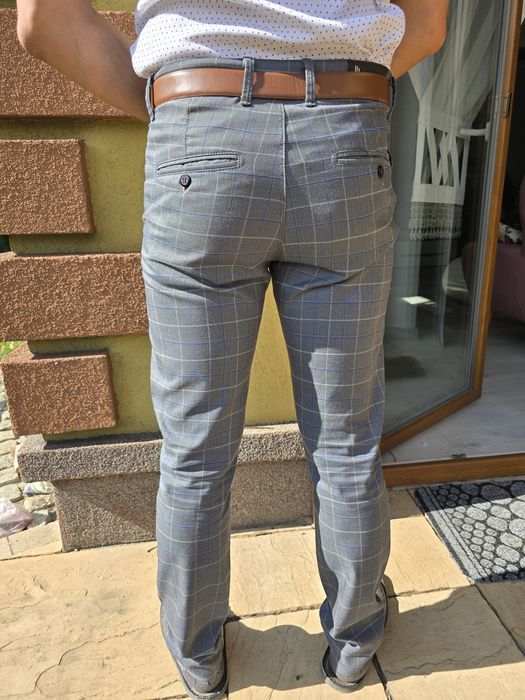 Spodnie męskie eleganckie L W30 L34
