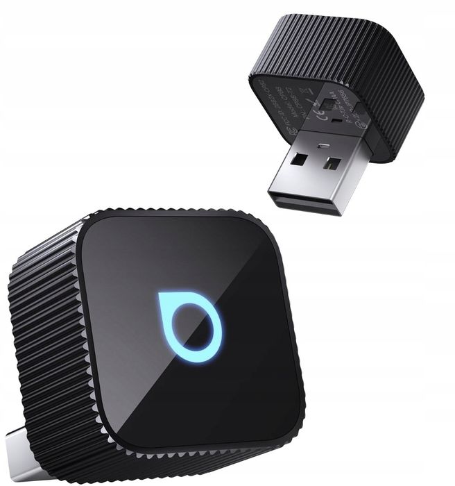 Bezprzewodowy Adapter Ottocast Mini Cube CarPlay / Android Auto Czarny