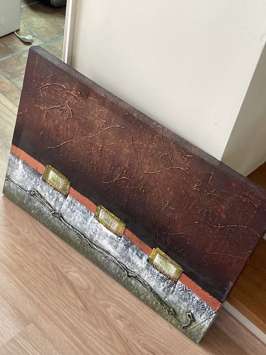 Quadro tons castanho