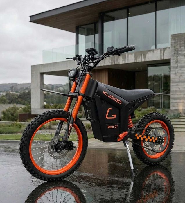 Електровпітбайк KUGOO Wish 01 Max/02 pro  — до 60 км/год / амортизатори / 2000Вт