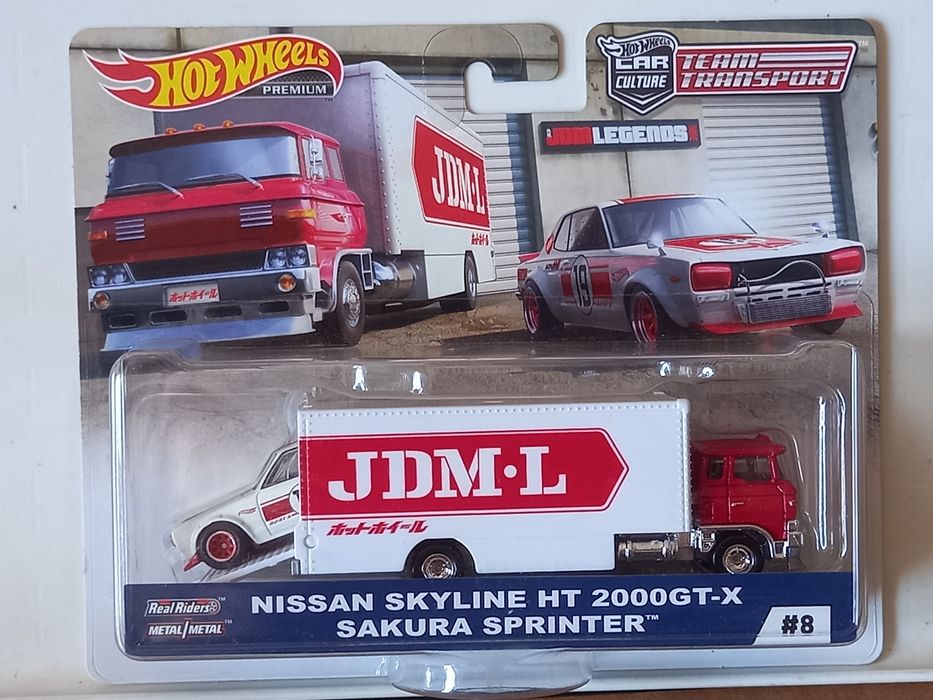 Hot wheels team transport nissan skyline ht 2000GT-X sakura sprinter