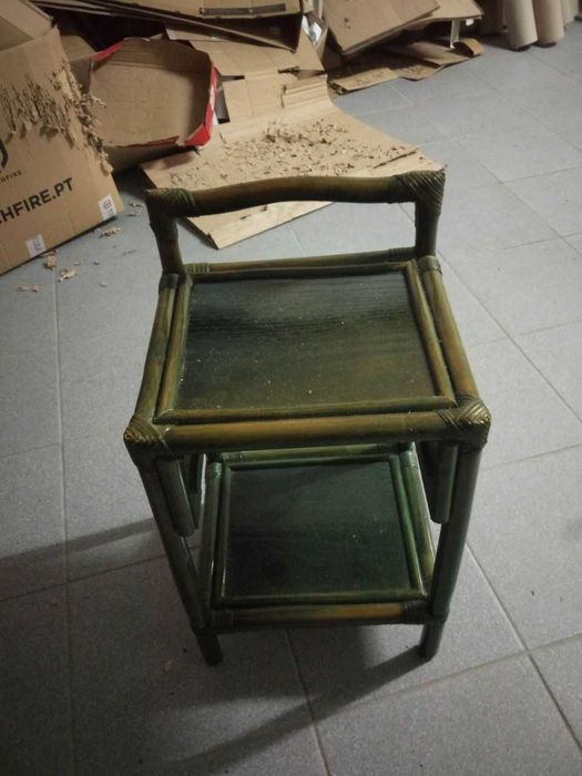 Bamboo Side Tables (Two Pieces)64738420337667123