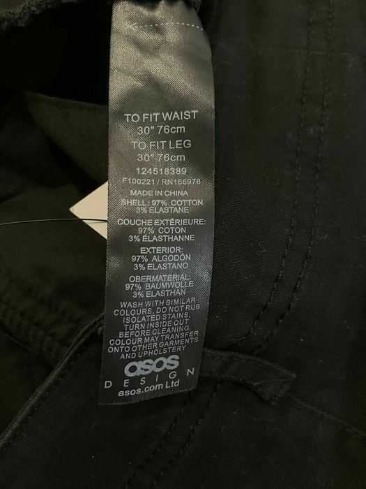 Нові штани-карго ASOS Design W30 S-ка завужені