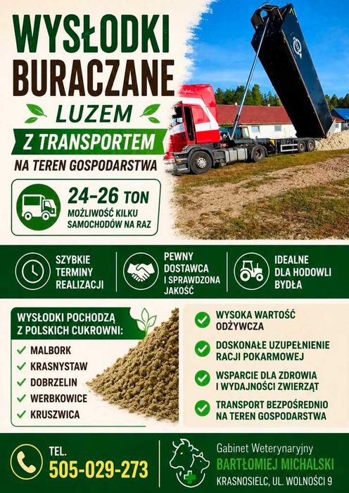 wyslodki buraczane luzem