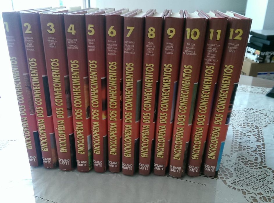 Enciclopedia dos conhecimentos 12 livros