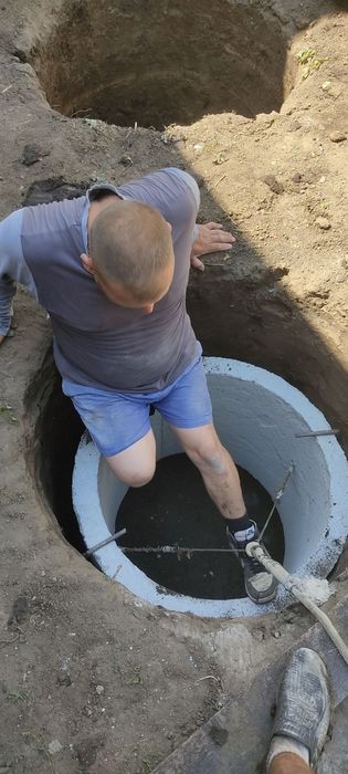 кольца круги колодезные канализацыонные сливная яма септик