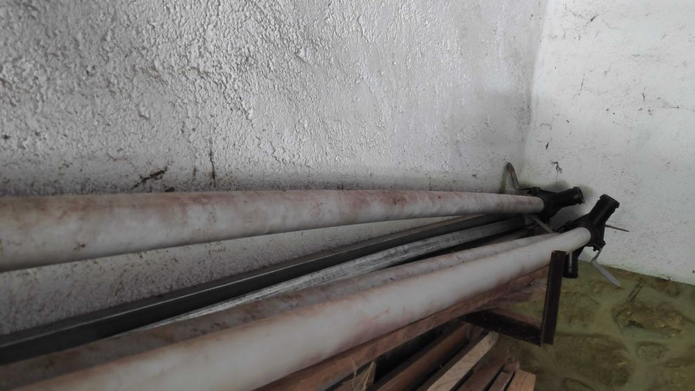 Varas/Tubos de rega e aspersores