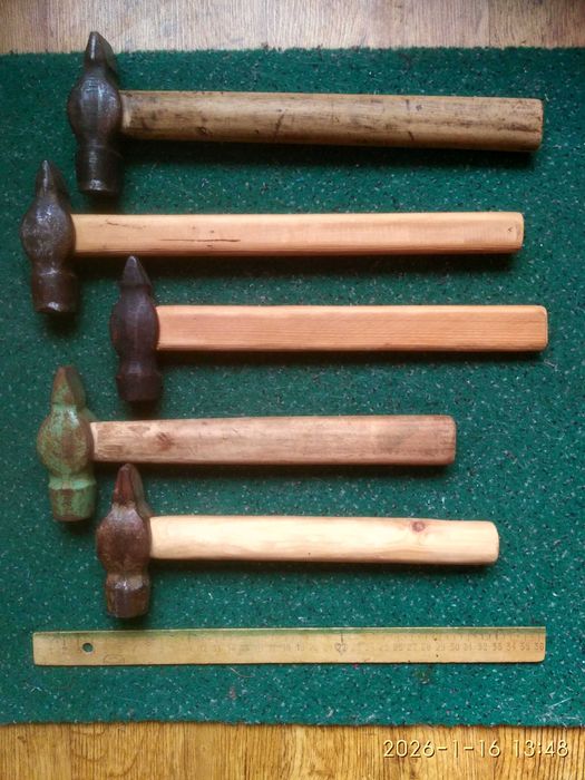 Молотки СССР вес от900гр. до 50гр.