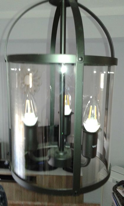 Candeeiro de tecto 3-Lâmpadas
