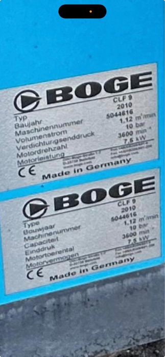 Compressor boge clf9
