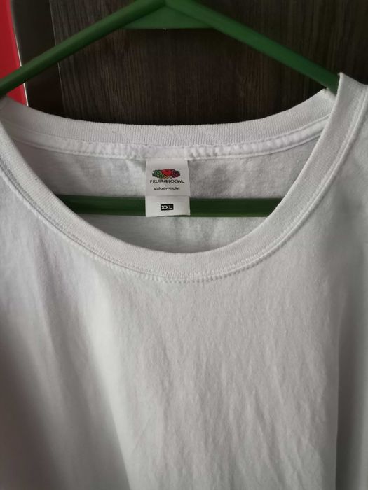 Bawełniany biały podkoszulek