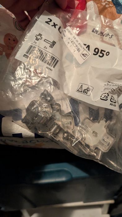 Zawias Ikea 95⁰ nowy 10 szt