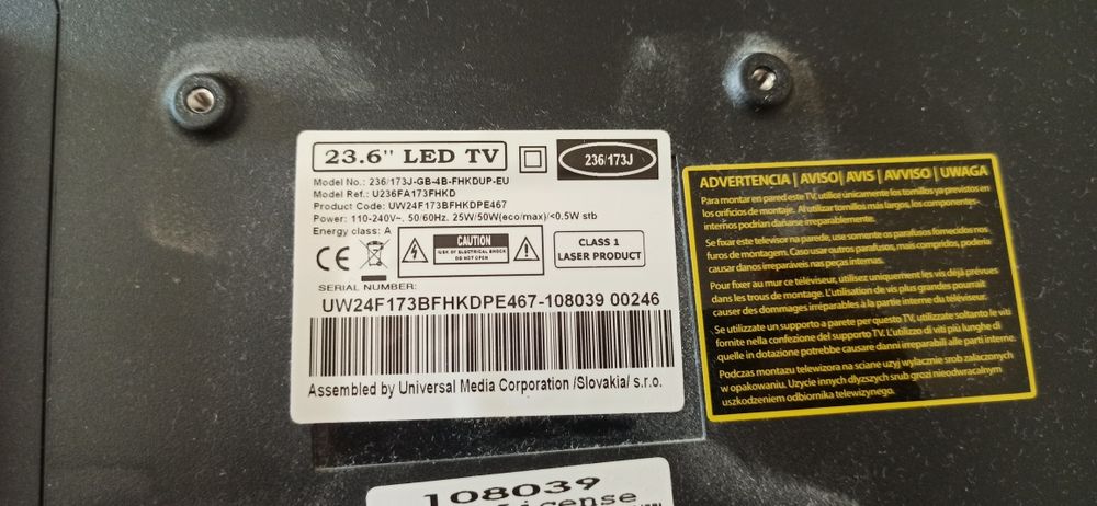TV led UMC 23 polegadas com leitor de DVD64286572096385122