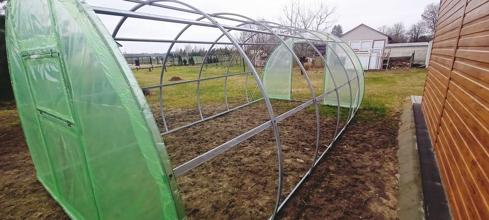 Mocna szklarnia tunel konstrukcja