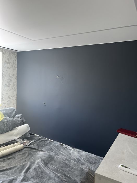 Шпаклевка стен от 150 покраска и обои от 80, обо