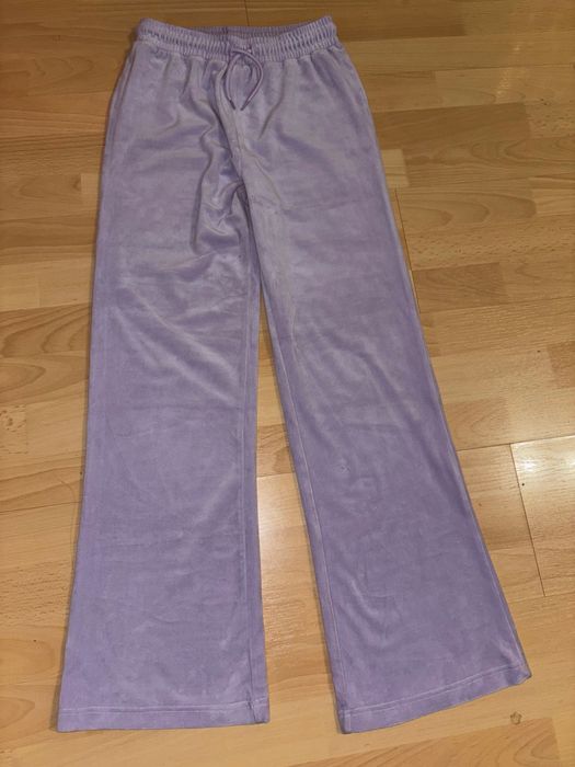 Штани широкі на дівчину із велюру, S