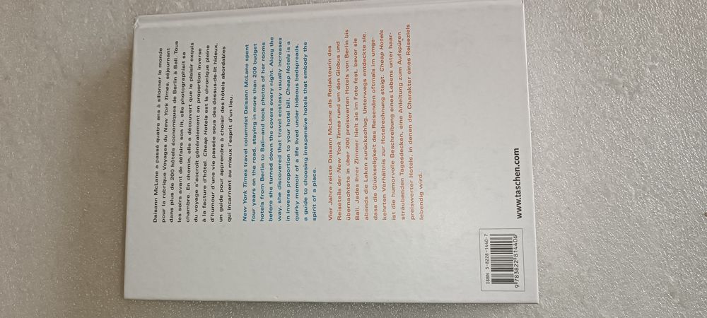 antigo livro da taschen Cheap Hotels by Daisann McLane