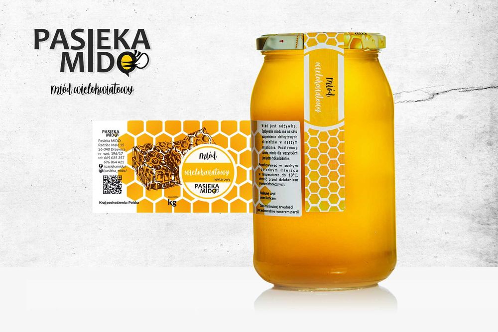 Miód wielokwiatowy majowy 1 kg