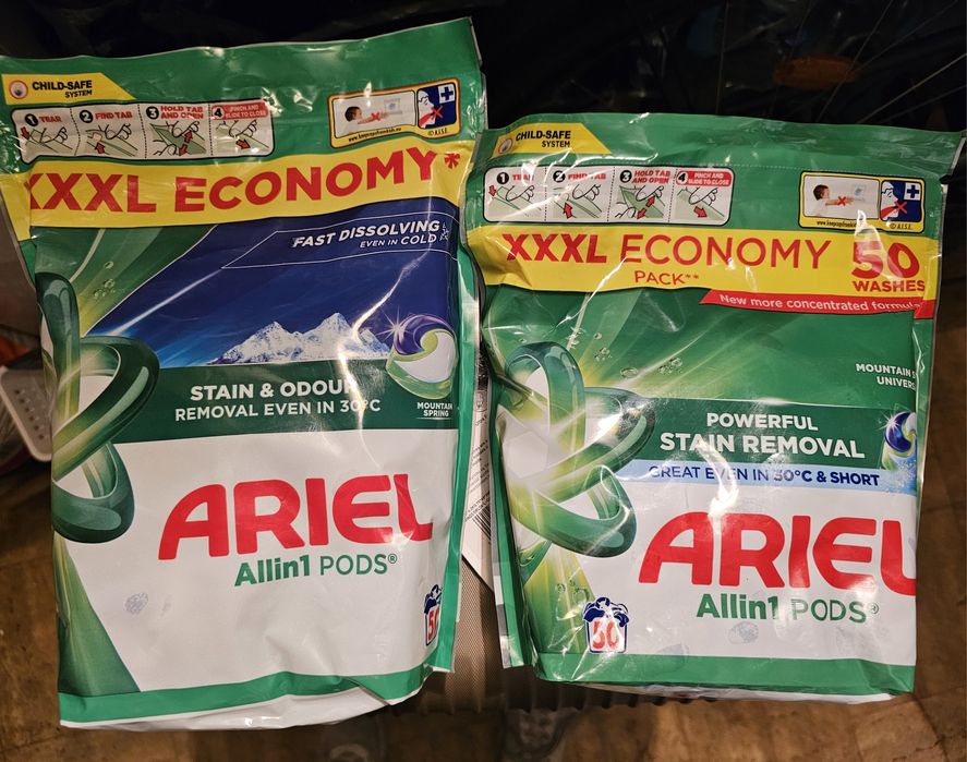 Kapsułki do prania Ariel All in One apods 50 szt dwa opakowania