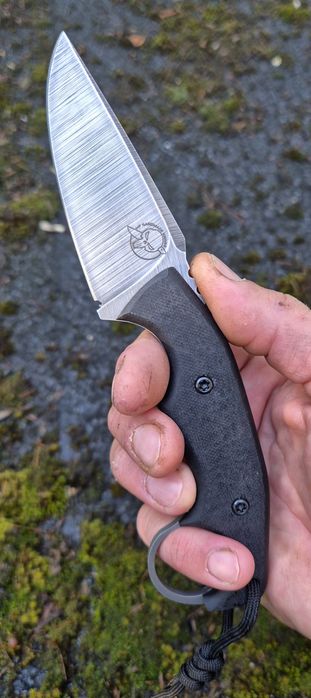 Nóż Custom , Handmade  , Stal 4h13 4mm, EDC,