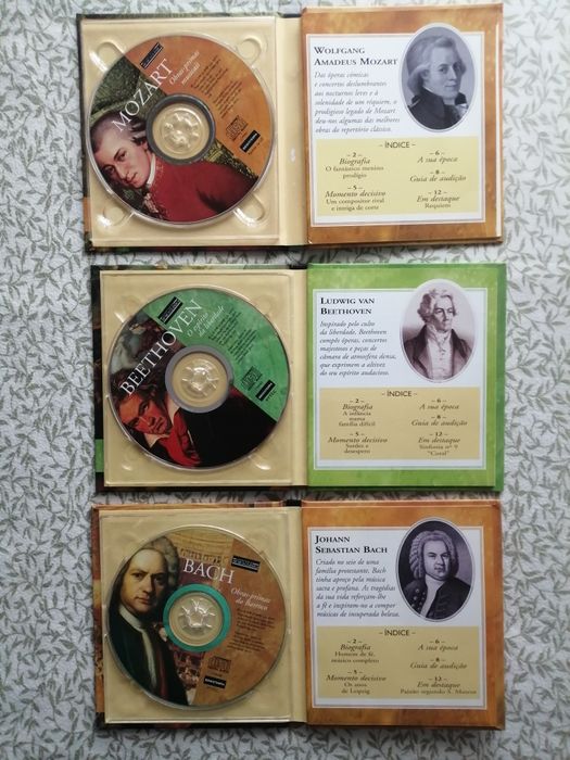 3 CDs de música clássica