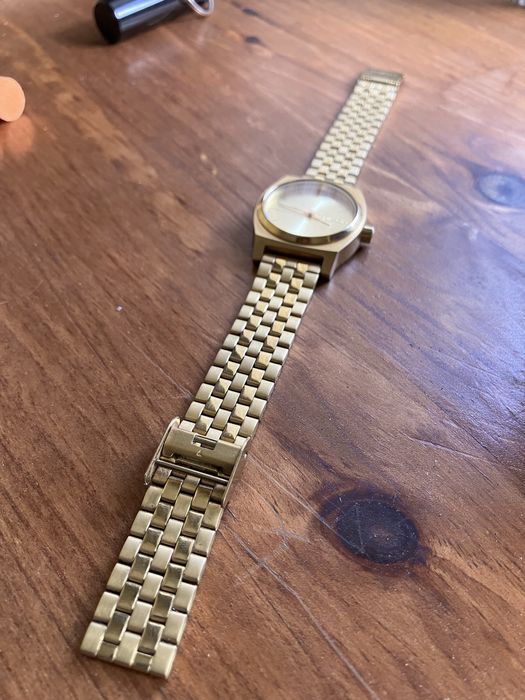 Nixon Time Teller Gold