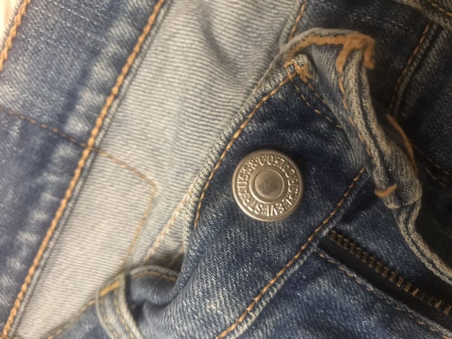 Spodnie Levis jeansy dżinsy proste nogawki