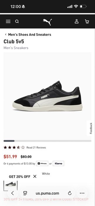 Кеди PUMA 5v5 SD