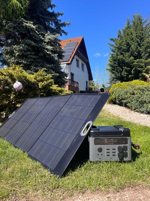 OUKITEL P2001E Plus 2048Wh 2400W + mobilny panel solarny 400W / Pełna niezależność