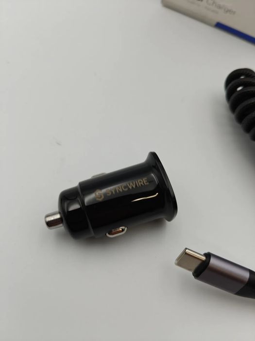 Ładowarka samochodowa 60 w usb typ c - usb typ c syncwire sw-xc769
