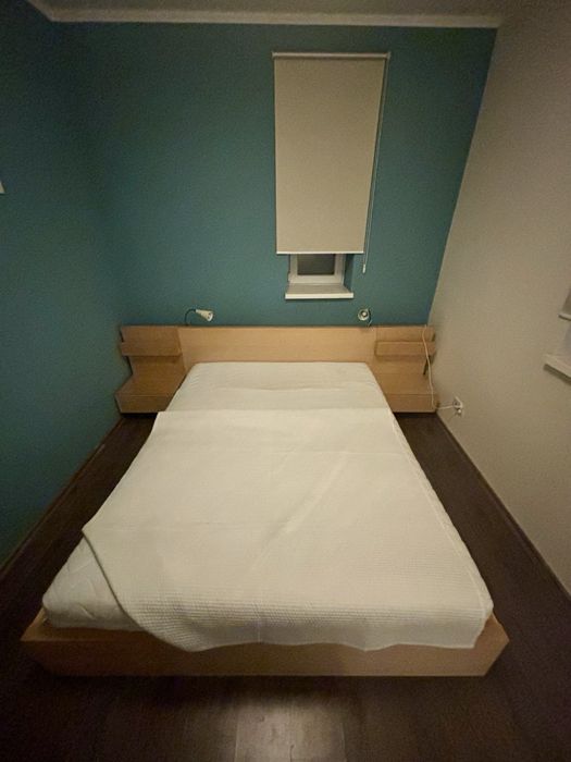 Łóżko Malm  IKEA 160x200 + szafki nocne