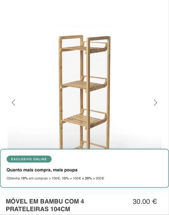 Estante com 4 prateleiras