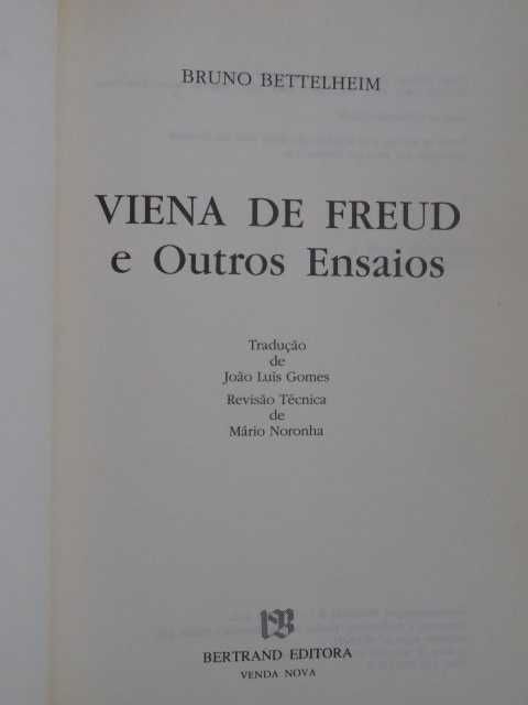 Viena de Freud e Outros Ensaios de Bruno Bettelheim