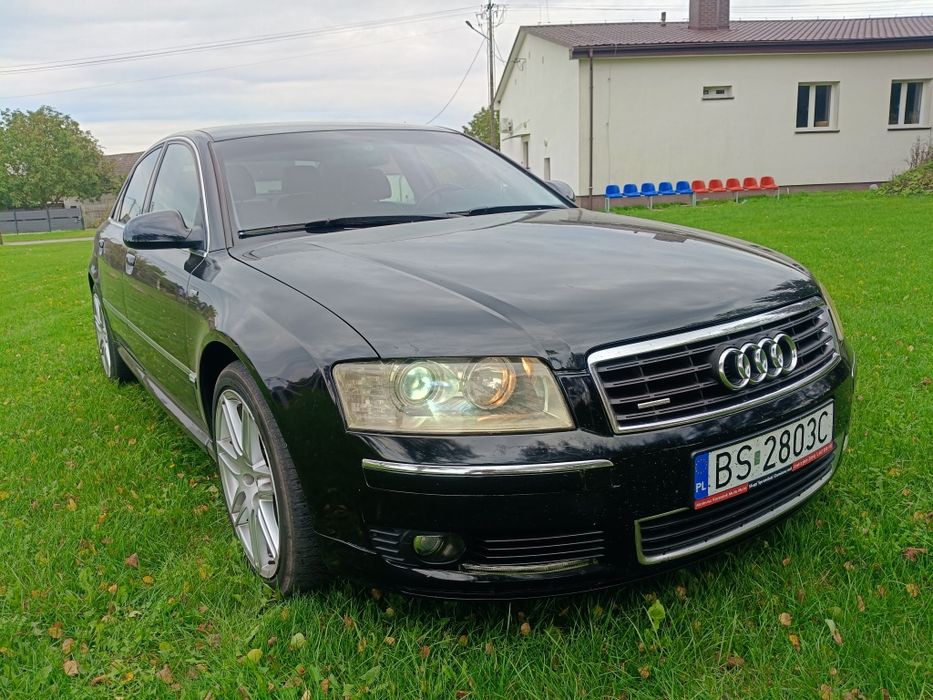 Audi A8 D3 3.0 TDI 255KM Quattro, S Line, Bi LED, Alcantara, Pewne* Wygodne *