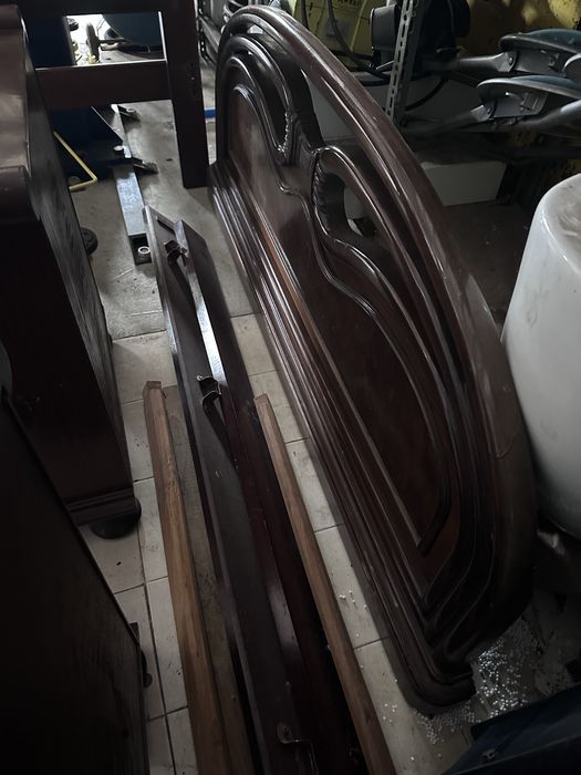 Quarto Cama casal mogno