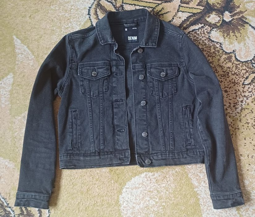 Kurtka jeansowa czarna