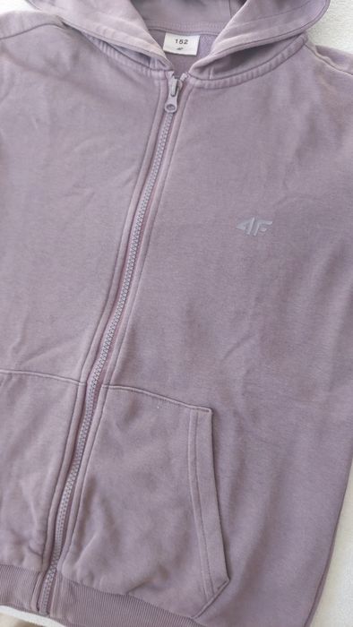 Bluza z kapturem 4F fioletowa r.152