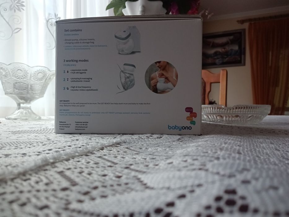 Молоковідсмоктувач Акумуляторний молоковідсмоктувач babyono