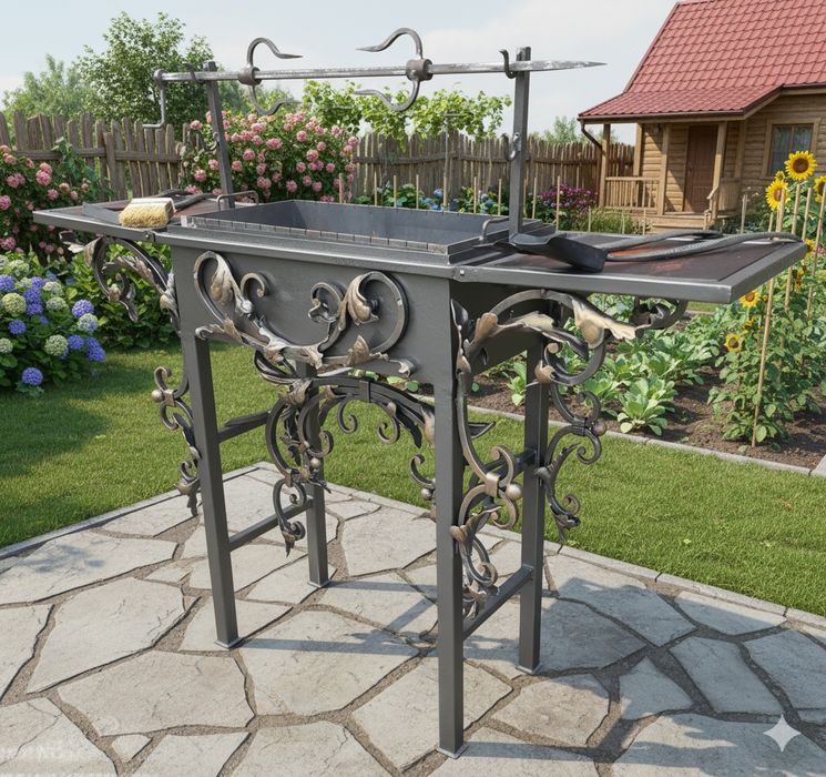 Кований мангал, ручна робота