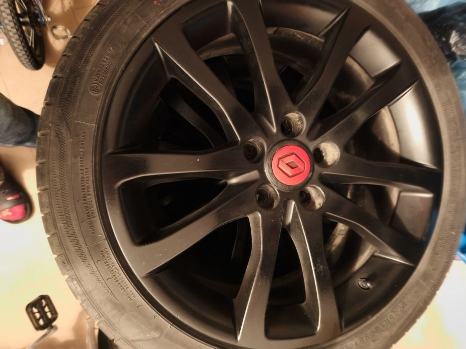 Oryginalne koła Renault laguna 3 z czujnikami opony letnie