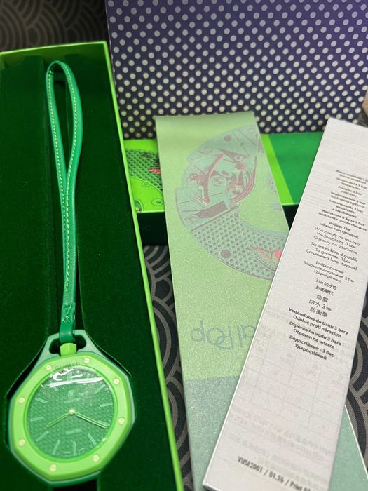 Swatch x AP Green Eight SSX03G100N - Limitowana edycja 2026