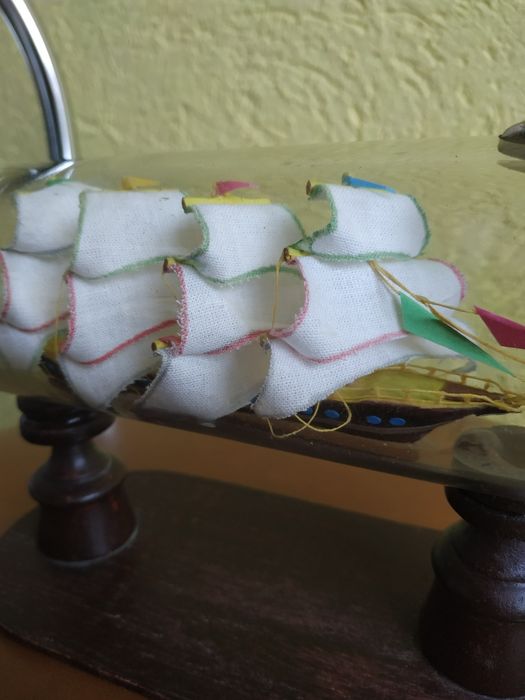 Statek w butelce rafandynka