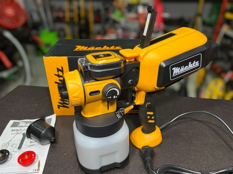 Краскопульт Фарбопульт Machtz MSG‑1510 S PRO Медные форсунки 650 Вт