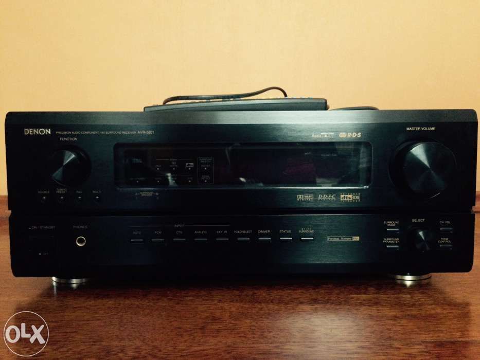 Denon amplituner avr 3801 komplet jak nowy kino domowe 7.1
